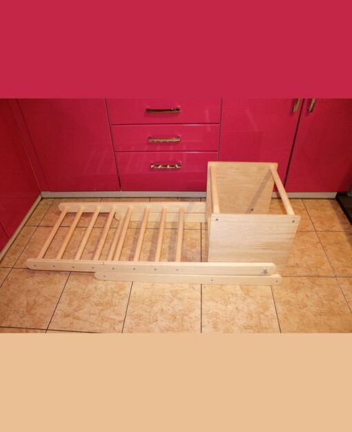 Escalier Pédagogique en bois Montessori (Pliable & facile à ranger)
