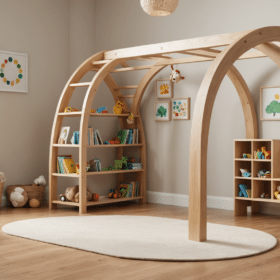 découvrez comment l'arche d'escalade montessori favorise le développement harmonieux des enfants à travers le jeu et l'exploration. un outil ludique qui stimule la motricité, la confiance en soi et la créativité des petits grimpeurs!