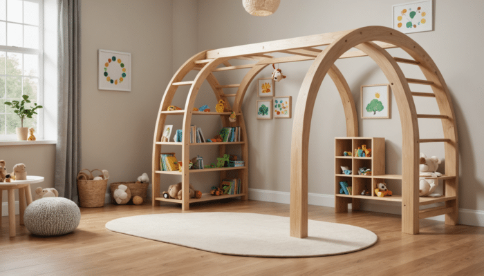 découvrez comment l'arche d'escalade montessori favorise le développement harmonieux des enfants à travers le jeu et l'exploration. un outil ludique qui stimule la motricité, la confiance en soi et la créativité des petits grimpeurs!