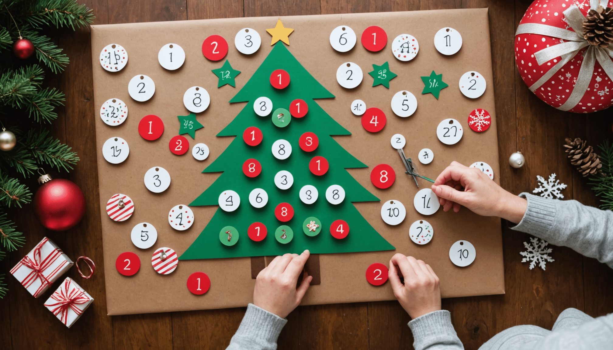 découvrez 300 idées originales et créatives pour remplir votre calendrier de l'avent de surprises uniques, amusantes et adaptées à tous les âges. inspirez-vous pour rendre chaque jour de décembre encore plus magique !