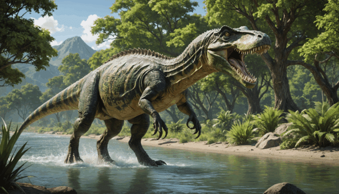 explorez l'univers du baryonyx, un dinosaure fascinant du crétacé ! découvrez son mode de vie, son alimentation, ses caractéristiques et toutes les informations essentielles sur ce prédateur hors du commun.
