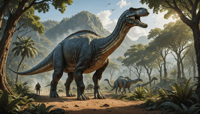 découvrez l’argentinosaurus, le plus grand dinosaure jamais découvert. plongez dans l’univers fascinant de ce géant préhistorique et apprenez-en plus sur sa taille impressionnante, son mode de vie et les secrets de son époque.