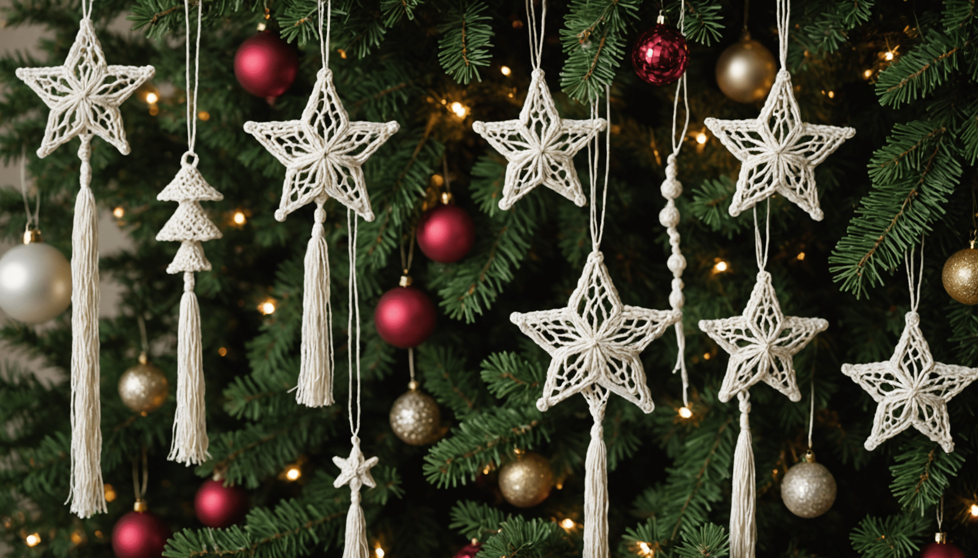 découvrez 15 idées de décorations de noël en macramé faciles à réaliser pour apporter une touche chaleureuse et artisanale à votre intérieur. inspirez-vous de ces créations originales pour un noël créatif et tendance !