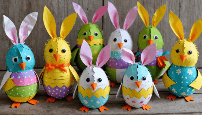 découvrez 40 idées de bricolages de pâques faciles et ludiques à réaliser avec les enfants. des activités créatives parfaites pour partager des moments joyeux en famille et stimuler l’imagination des petits !