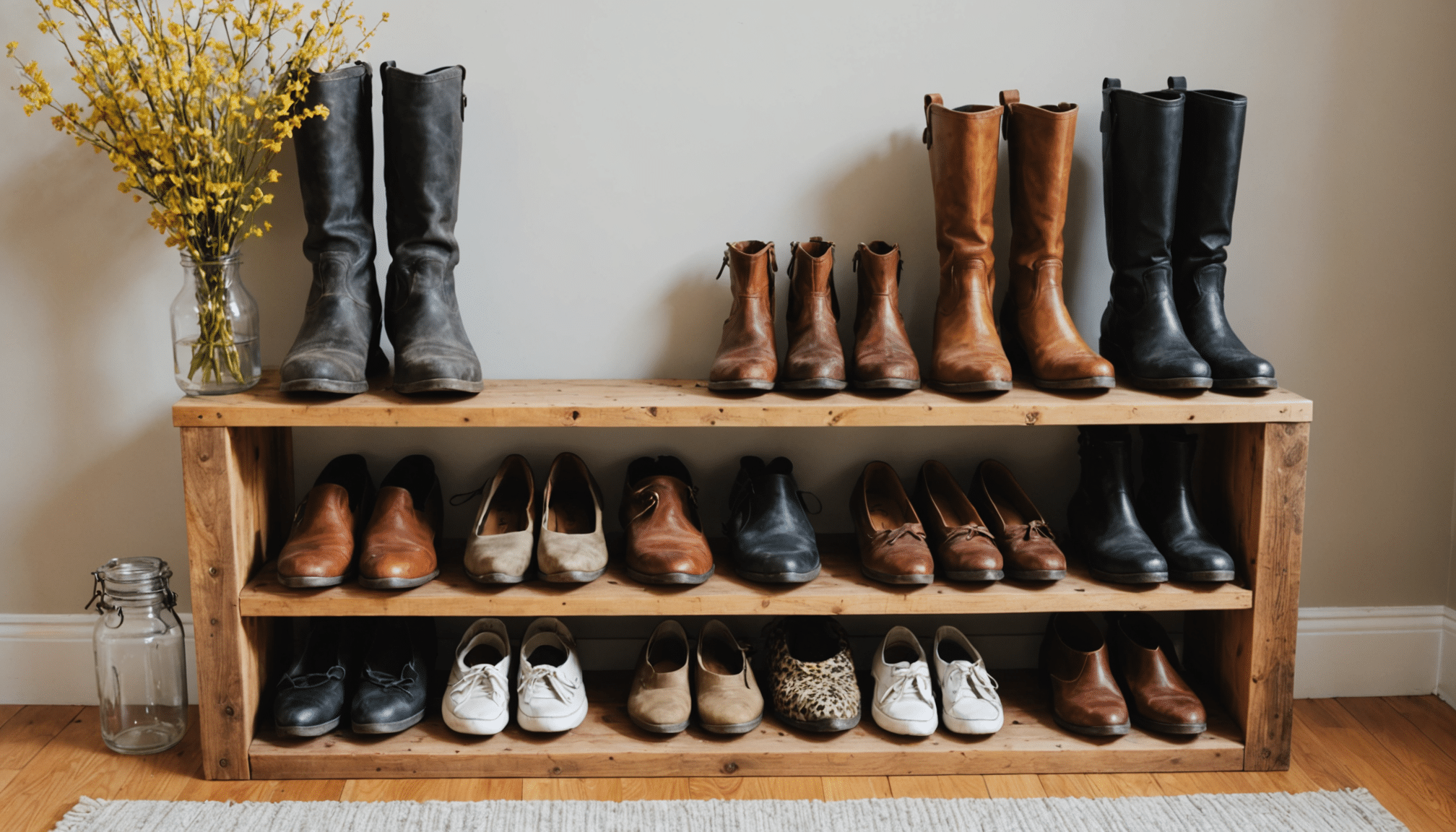 découvrez nos meilleures astuces pour organiser vos chaussures, gagner de la place et rendre votre intérieur plus ordonné et harmonieux !