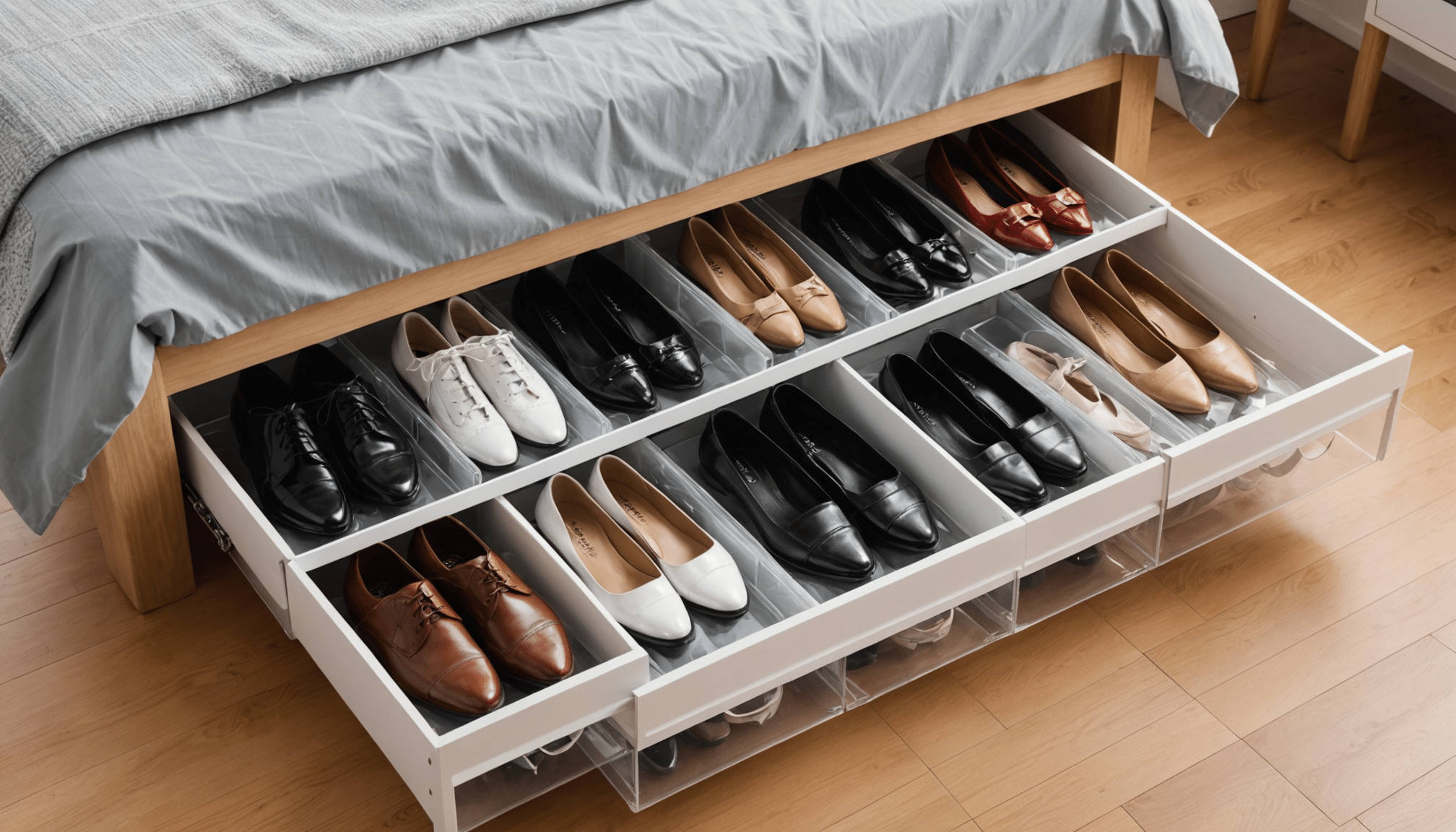 découvrez des astuces ingénieuses pour organiser vos chaussures, gagner de la place et garder votre intérieur parfaitement rangé. simplifiez votre quotidien grâce à des solutions pratiques et faciles à adopter !