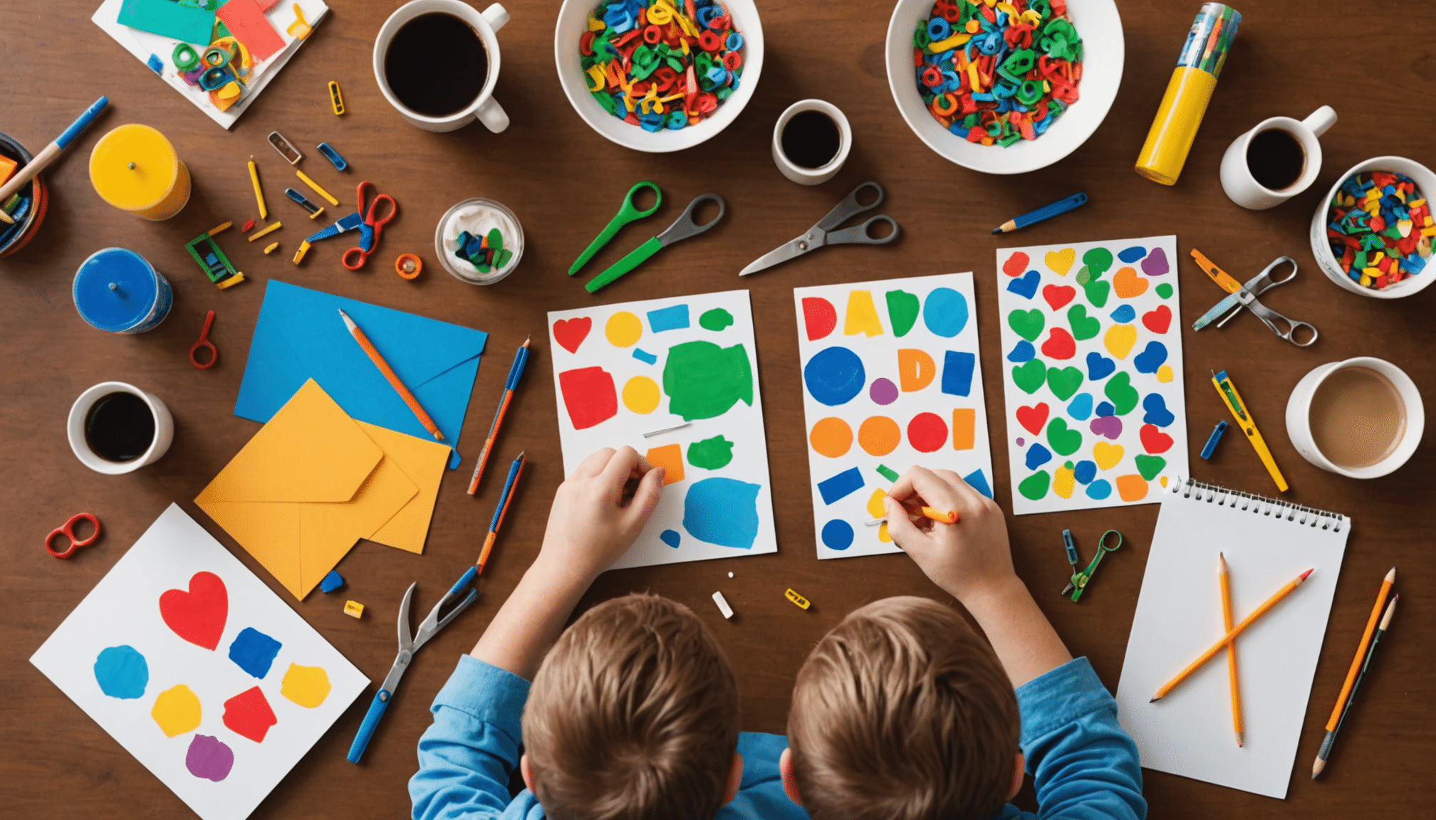 découvrez 30 idées de bricolages faciles et créatifs à réaliser avec les tout-petits pour la fête des pères. des activités ludiques pour fabriquer des cadeaux personnalisés qui feront plaisir à papa !