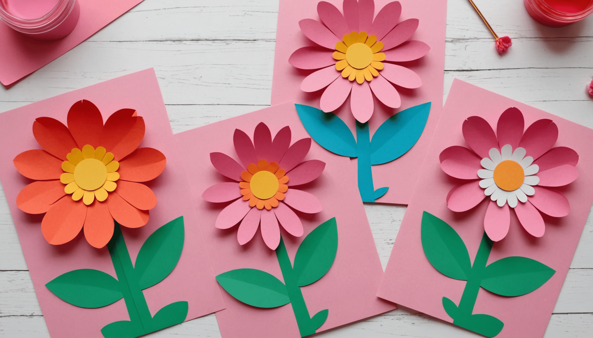 découvrez 50 idées faciles de cartes pour la fête des mères à fabriquer avec vos enfants. des créations originales et rapides pour offrir un joli cadeau fait main à maman !