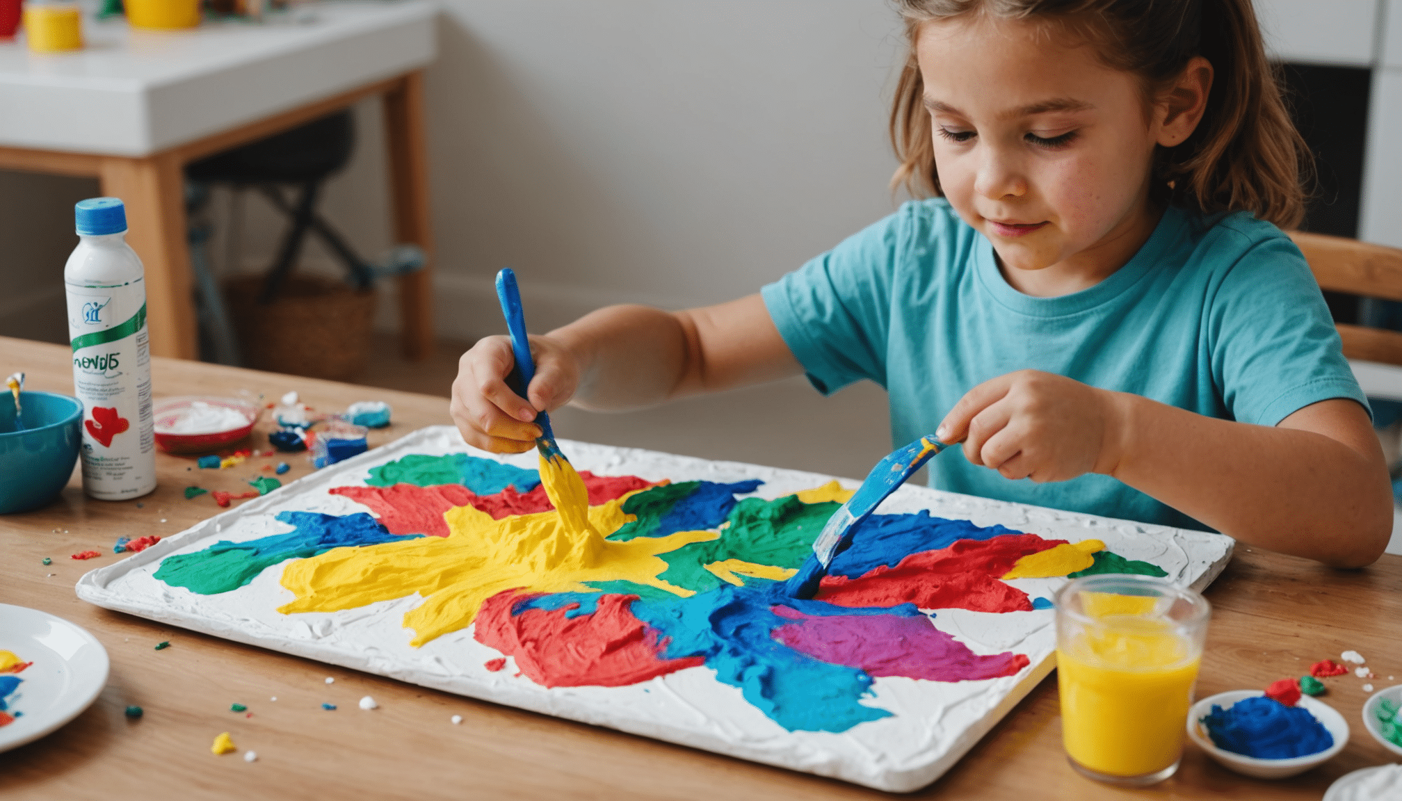 découvrez comment réaliser facilement de la peinture gonflante 3d maison avec de la mousse à raser, sans cuisson ! une activité créative et amusante pour enfants et adultes.