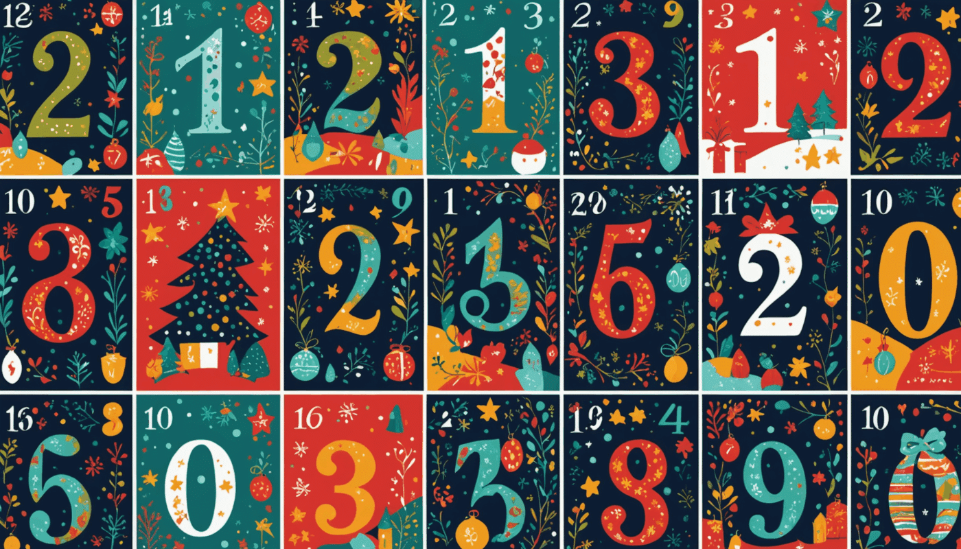 découvrez 10 planches de chiffres uniques et créatifs pour personnaliser et embellir votre calendrier de l'avent. idéal pour ajouter une touche originale à vos préparatifs de noël et surprendre petits et grands !