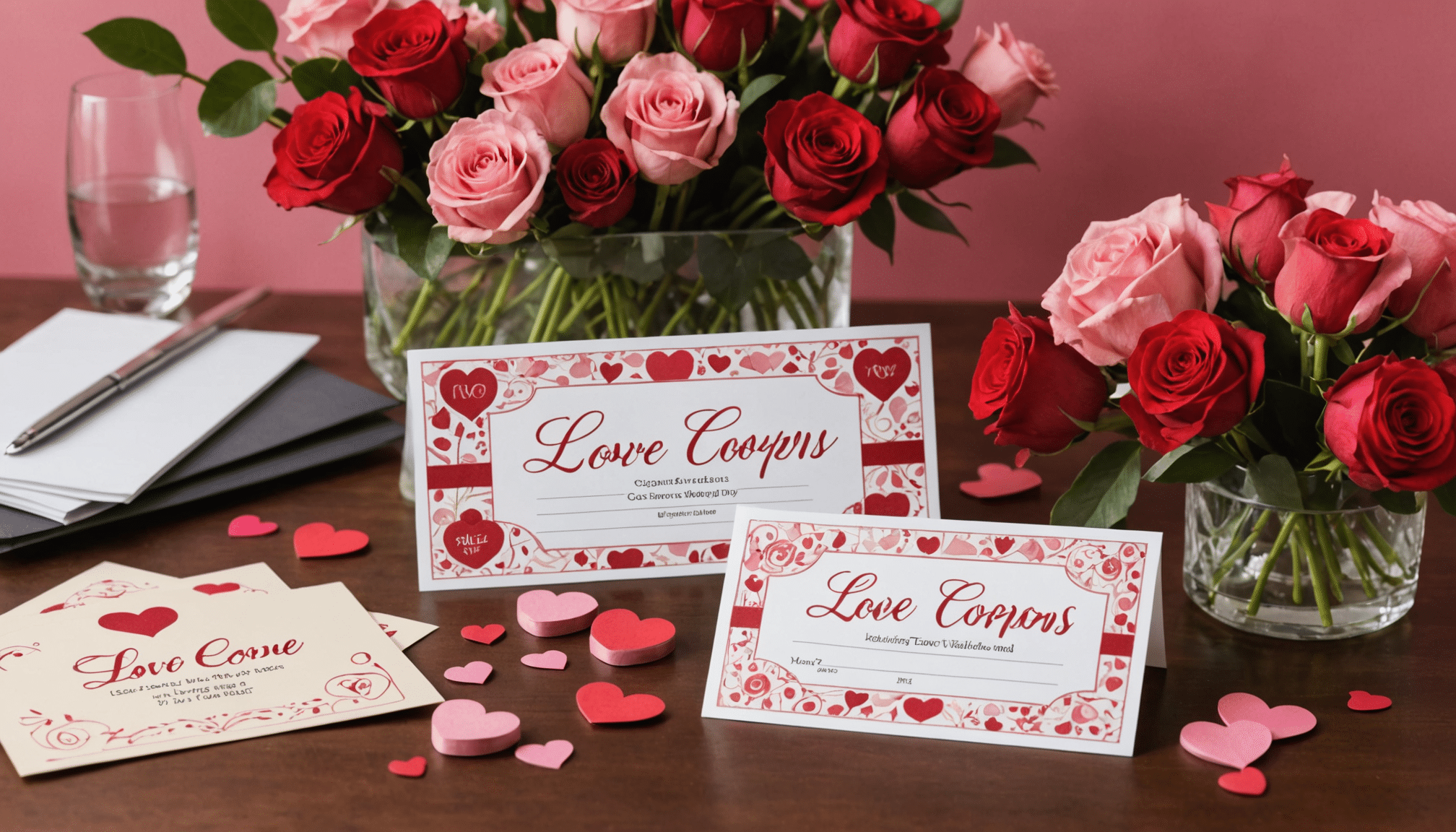 surprenez votre partenaire avec des bons d'amour à imprimer gratuitement pour la saint-valentin. partagez des moments inoubliables en couple grâce à ces petits gestes romantiques et faciles à offrir !