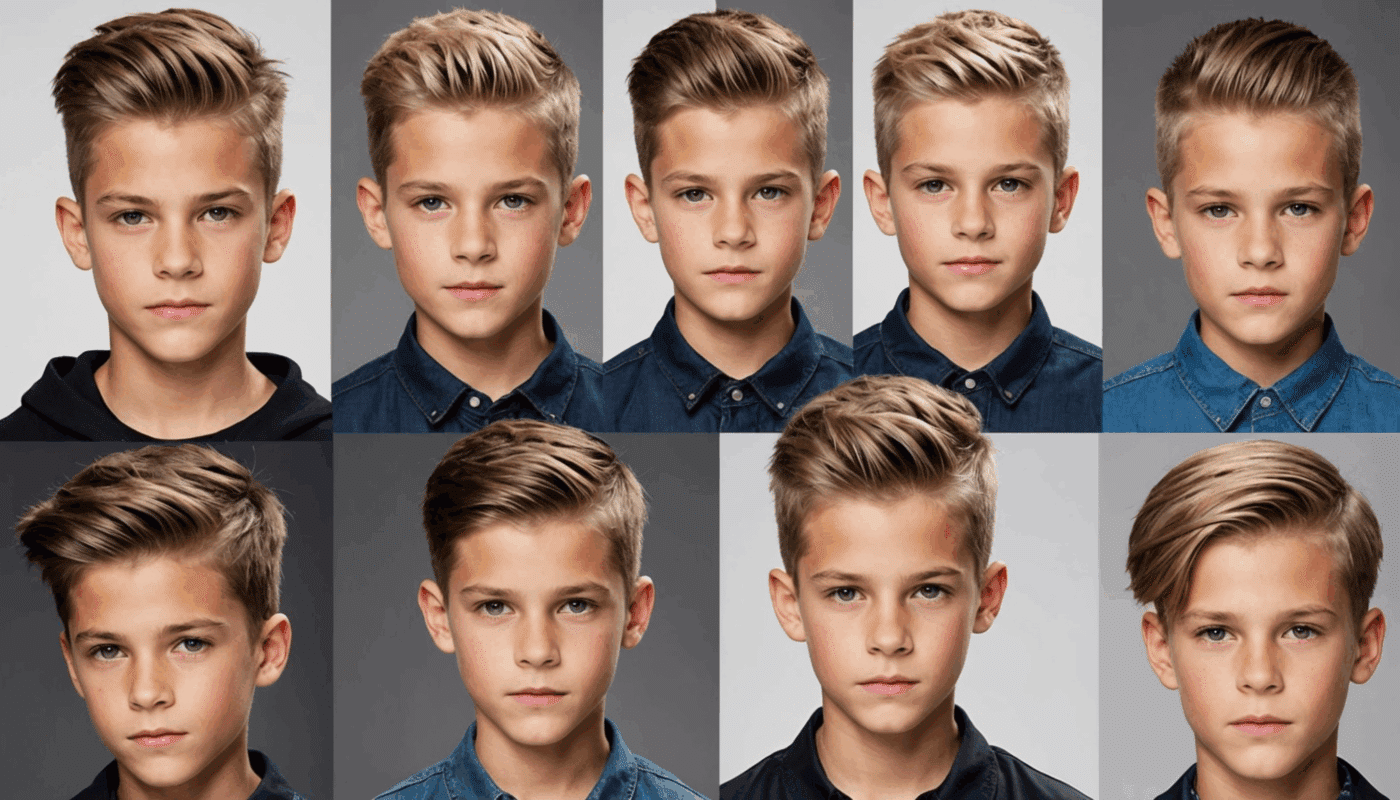 découvrez 15 coiffures stylées et modernes parfaites pour petits garçons. inspirez-vous de nos idées tendance pour donner un look frais et original à votre enfant !