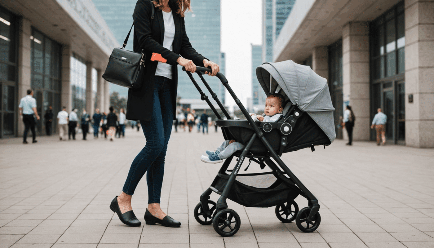 trouvez la poussette parfaite pour voyager sereinement avec votre bébé ! sélection de modèles compacts, légers et certifiés pour les cabines d’avion, pour des déplacements sans stress.