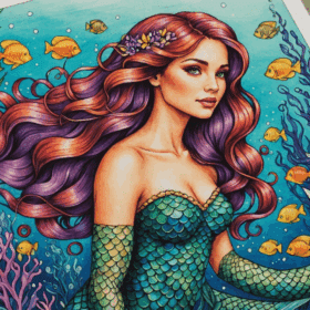 plongez dans un monde enchanté avec notre collection de coloriages de sirènes, parfaits pour stimuler la créativité des petits et grands rêveurs.