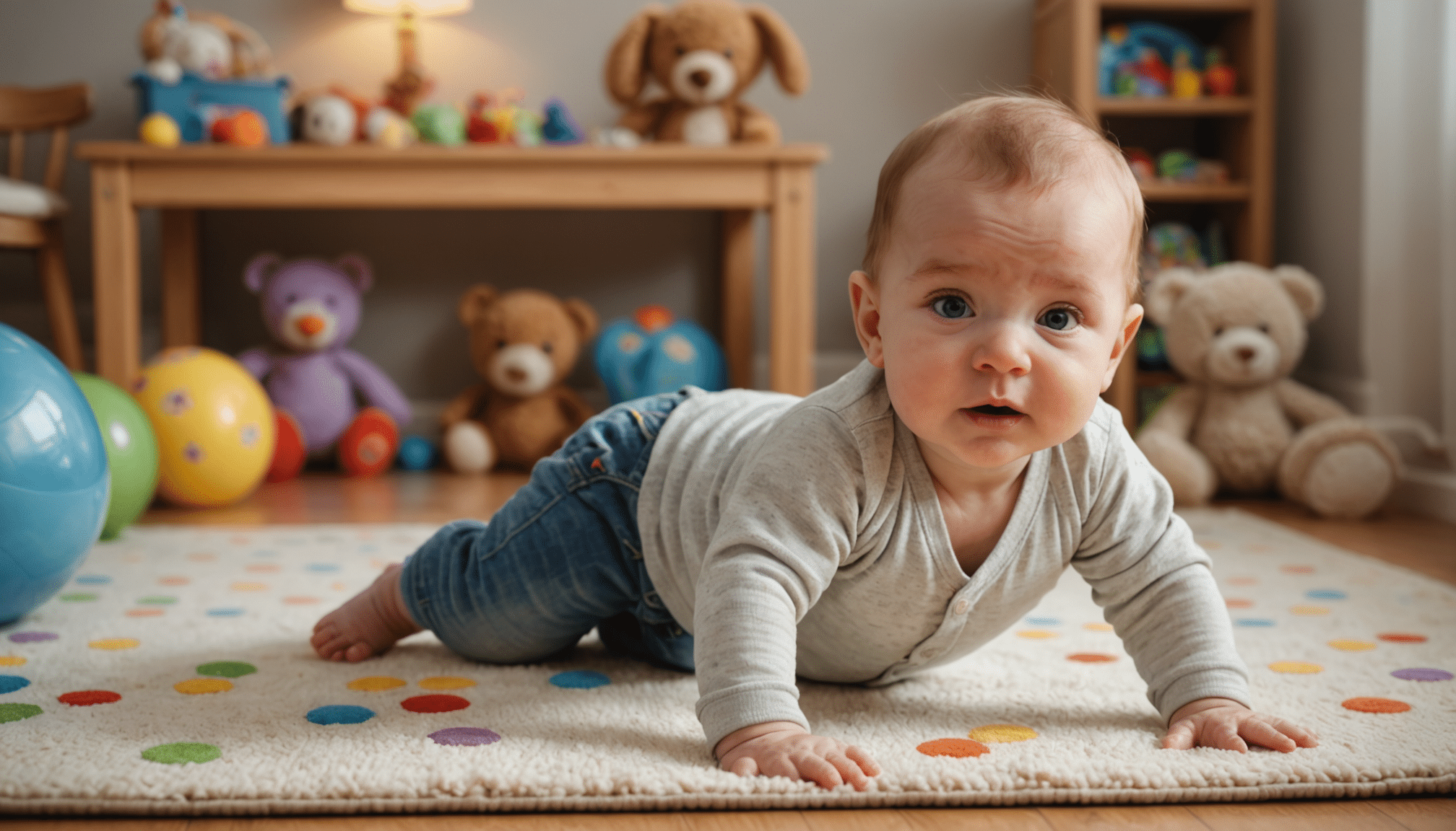 découvrez à quel âge bébé commence généralement à ramper à travers mon expérience personnelle avec mon petit aventurier. conseils, astuces et moments précieux partagés.