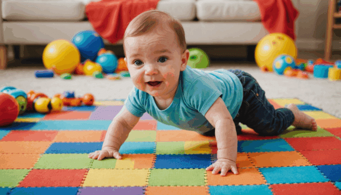 découvrez à quel âge bébé commence à ramper à travers mon expérience personnelle avec mon petit aventurier, astuces et conseils pour accompagner ses premiers pas.