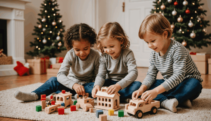 découvrez la sélection de jouets en bois de lidl pour noël, alliant qualité et prix attractifs pour des cadeaux authentiques et durables.