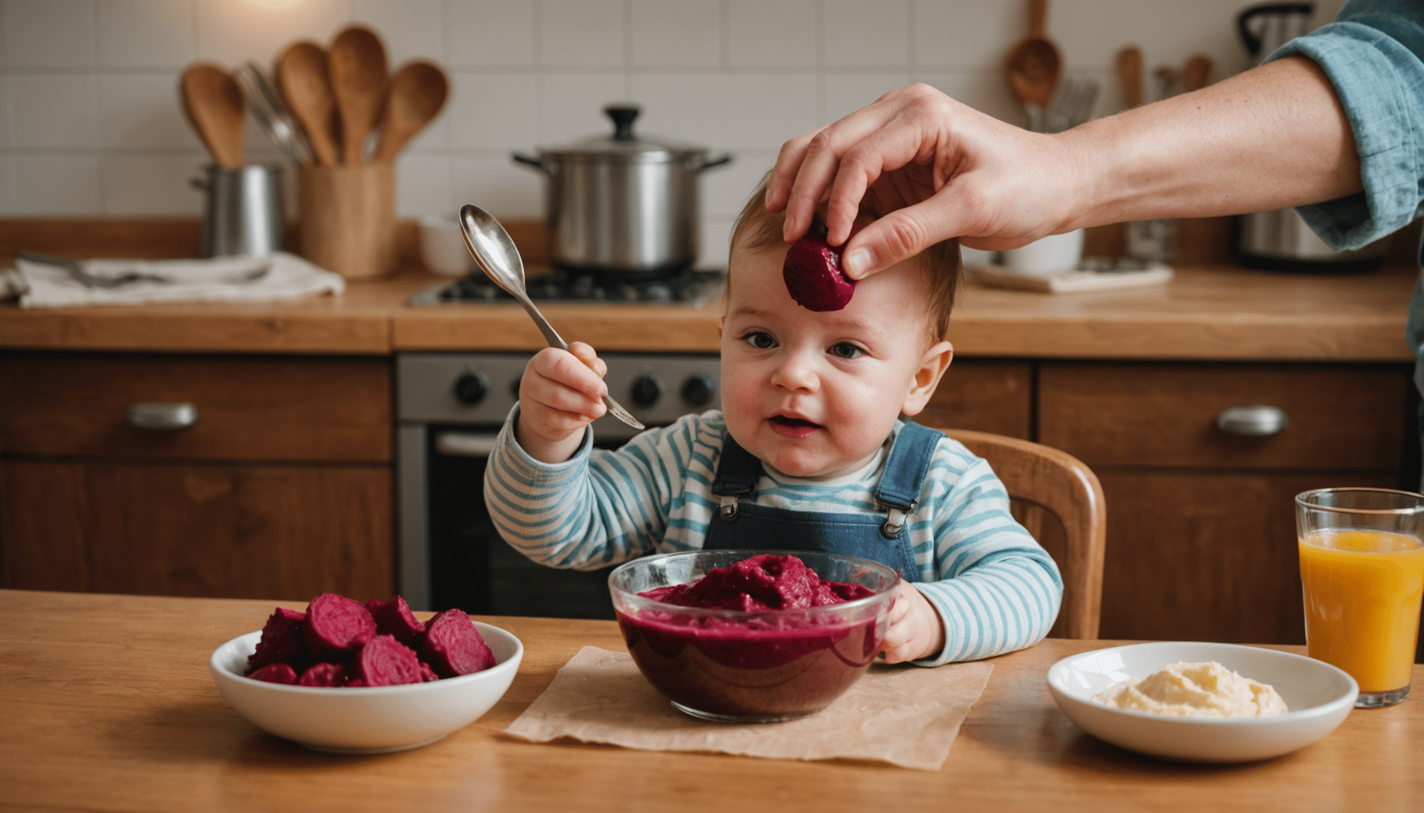 apprenez à intégrer la purée de betterave dans l'alimentation de votre bébé grâce à nos conseils simples et pratiques, pour une diversification alimentaire saine et savoureuse.