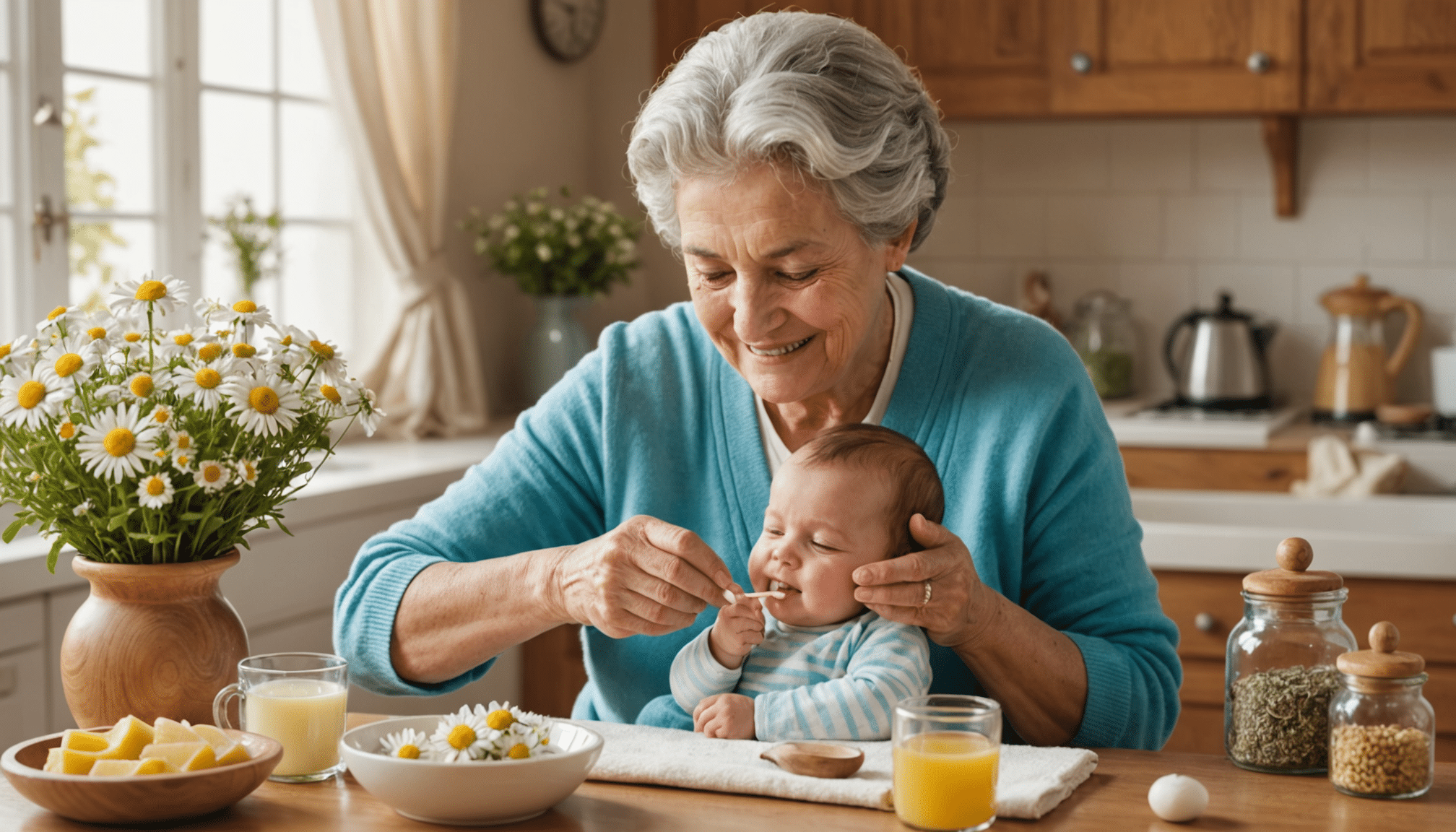 découvrez des remèdes naturels de grand-mère efficaces pour soulager en douceur les douleurs dentaires de votre bébé, sans produits chimiques.