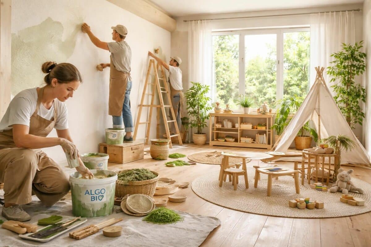 découvrez comment créer un espace de vie sain pour vos enfants grâce à des artisans experts utilisant la peinture algo et des matériaux biosourcés, alliant sécurité, écologie et bien-être.