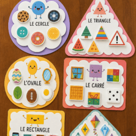 Activités ludiques pour apprendre les formes aux enfants
