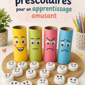 Jeunes enfants s'amusant avec des activités ludiques créatives