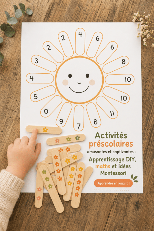 Enfants jouant à des activités éducatives ludiques à la maison