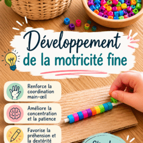 Des enfants engagés dans des activités DIY pour améliorer leurs compétences motrices