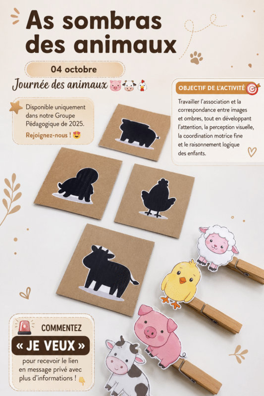 Enfants jouant avec des ombres sur un mur.