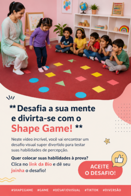 Parents et enfants jouant ensemble au jeu des formes, stimulant leur esprit de manière ludique.