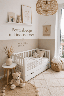 Un lit coloré et confortable pour la chambre d'un enfant