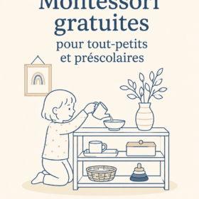 Enfant utilisant un printable Montessori pour apprendre en jouant