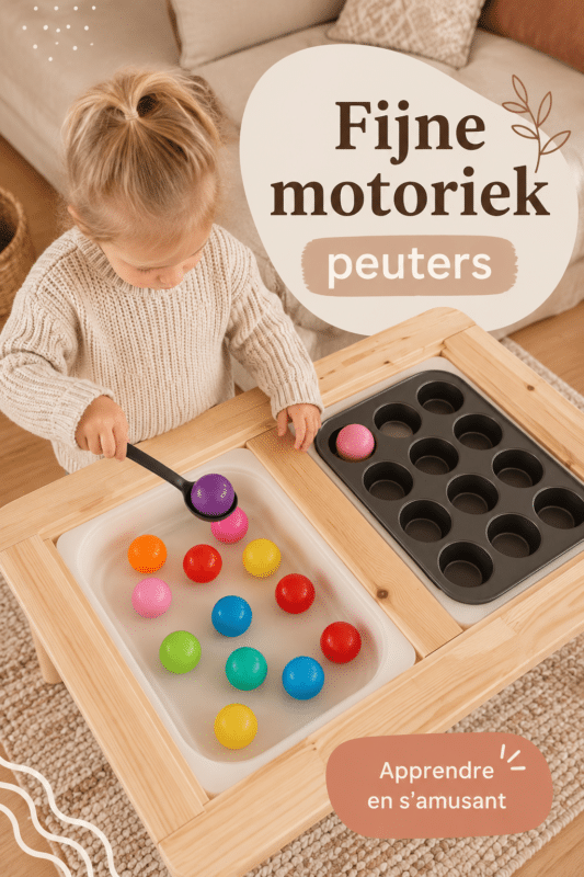Une maman et son enfant jouant avec des jeux éducatifs pour stimuler la motricité fine.
