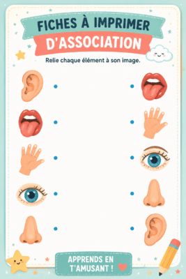 Ensemble de feuilles d'activités pour enfants à imprimer, incluant divers jeux éducatifs.