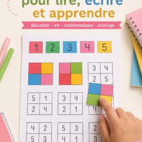Enfants jouant avec des jeux éducatifs d'alphabétisation.