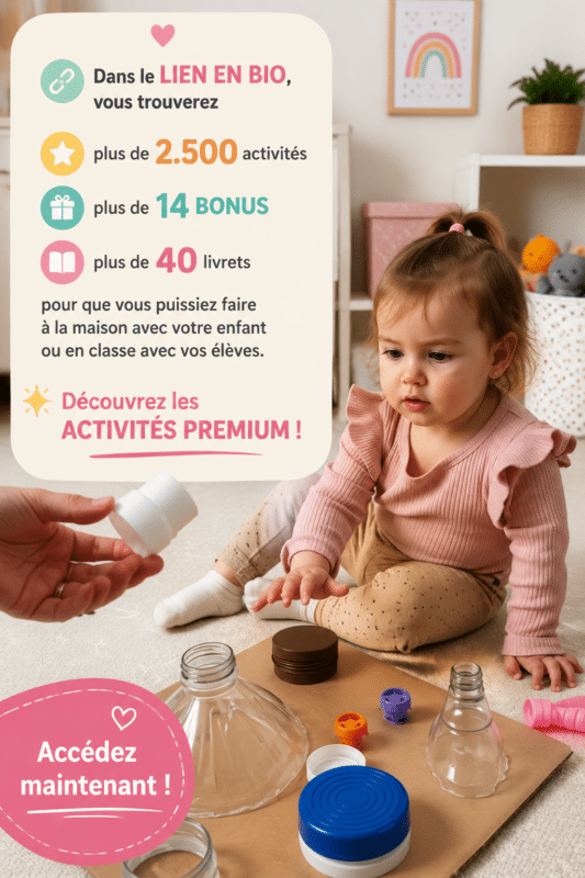 Un enfant s'amusant avec des activités éducatives à la maison