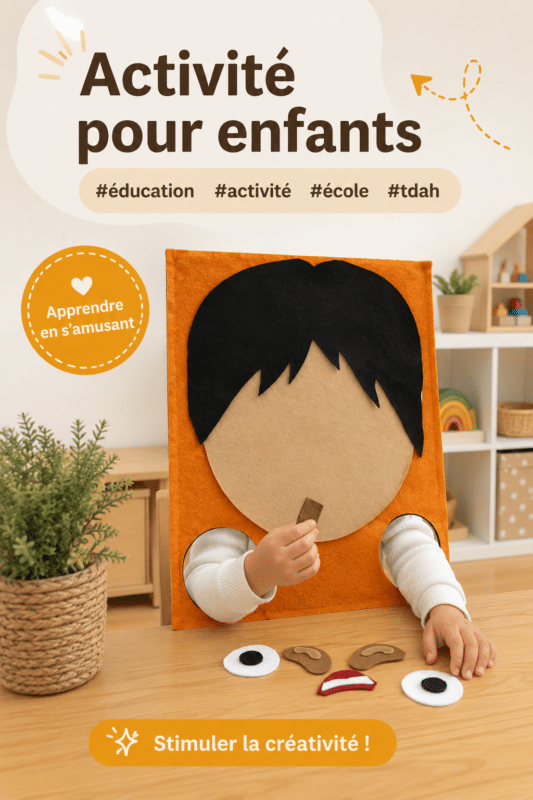 Enfants s'amusant en réalisant des activités éducatives à la maison.