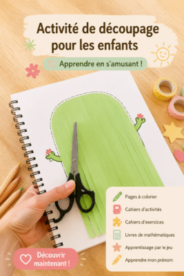 Couverture d'un livre de coloriage éducatif avec des illustrations colorées.