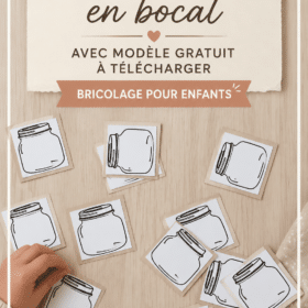 Bocaux en verre remplis d'histoires créatives pour enfants