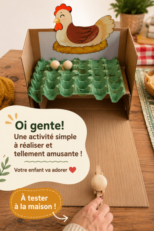Enfants s'amusant à jouer ensemble à des jeux simples à la maison.