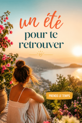 Une personne méditant paisiblement en pleine nature pendant un été ensoleillé.