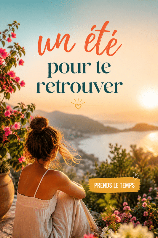 Une personne méditant paisiblement en pleine nature pendant un été ensoleillé.