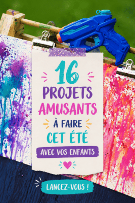 Enfants en train de peindre ensemble lors d'un projet d'été créatif.