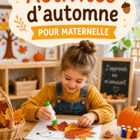 Enfants s'amusant avec des feuilles d'automne dans un parc