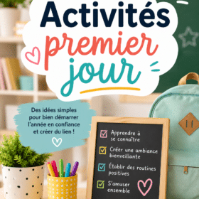 Des enfants s'amusant lors d'activités ludiques pour leur premier jour.