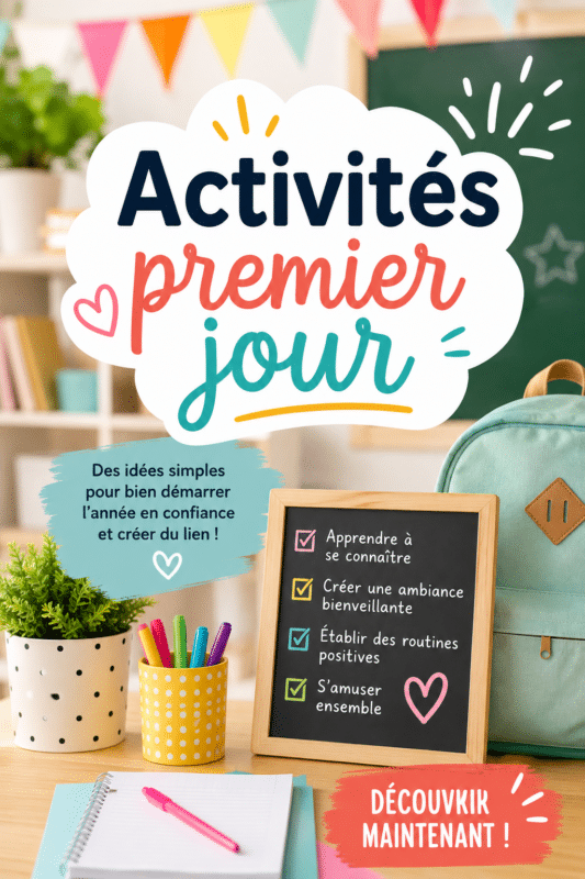 Des enfants s'amusant lors d'activités ludiques pour leur premier jour.