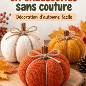 Creez des citrouilles en chaussettes moelleuses pour Halloween