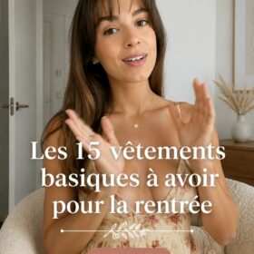Enfants portant des vêtements basiques assortis pour la rentrée