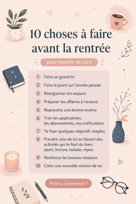Famille réunie autour d'une table avec des fournitures scolaires pour préparer la rentrée