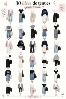 Des enfants portant des tenues scolaires stylées et confortables dans une ambiance de rentrée
